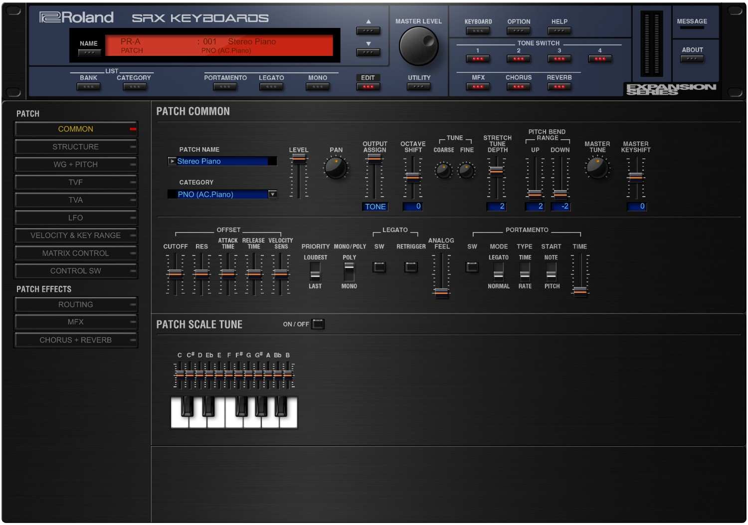 SRX KEYBOARDS 製品画像