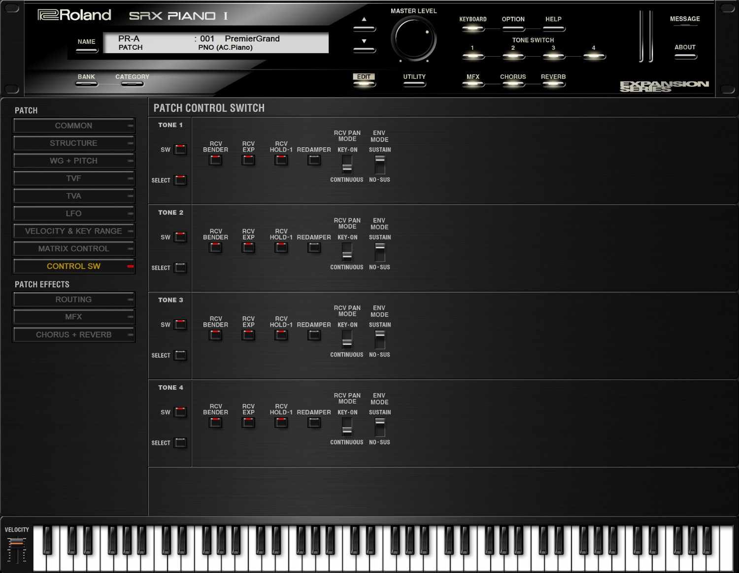 SRX PIANO I 製品画像